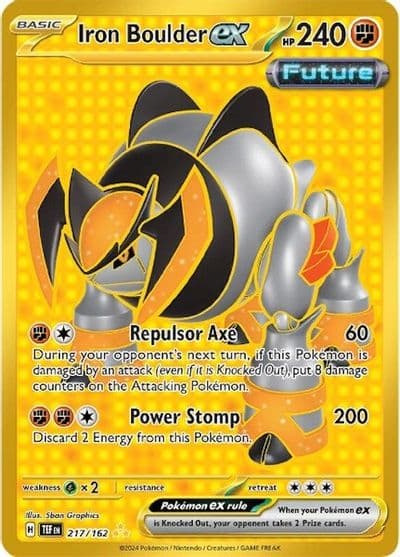 Iron Boulder ex SV05: Temporal Forces Pokemon card