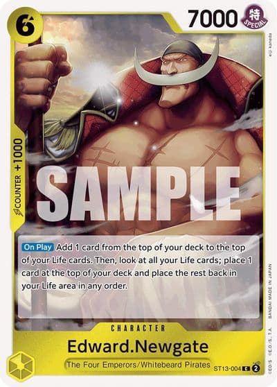 EdwardNewgate Ultra Deck: The Three Brothers One Piece card