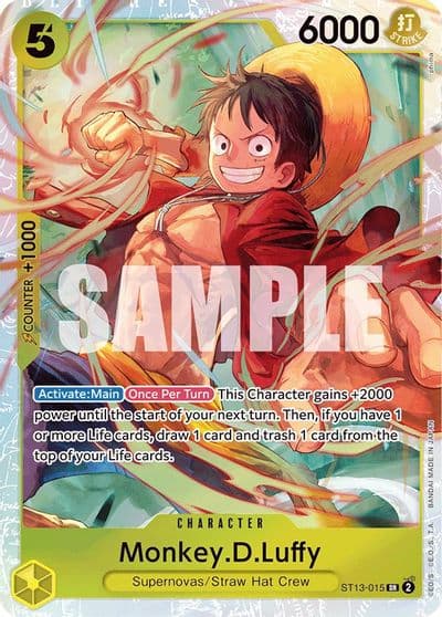 MonkeyDLuffy 015 Ultra Deck: The Three Brothers One Piece card