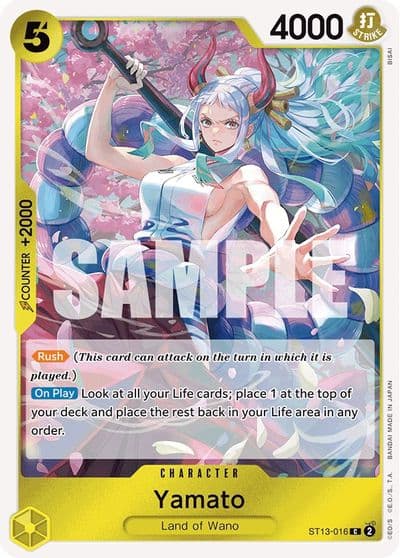 Yamato Ultra Deck: The Three Brothers One Piece card