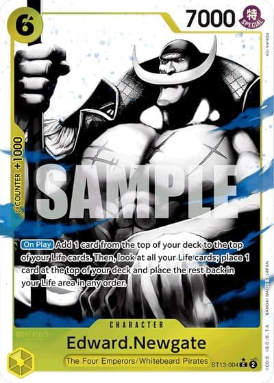 EdwardNewgate Parallel Ultra Deck: The Three Brothers One Piece card