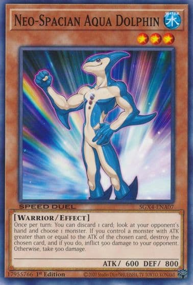 Neo Spacian Aqua Dolphin Speed Duel GX: Midterm Destruction Yu-Gi-Oh! card