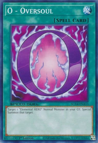 O Oversoul Speed Duel GX: Midterm Destruction Yu-Gi-Oh! card