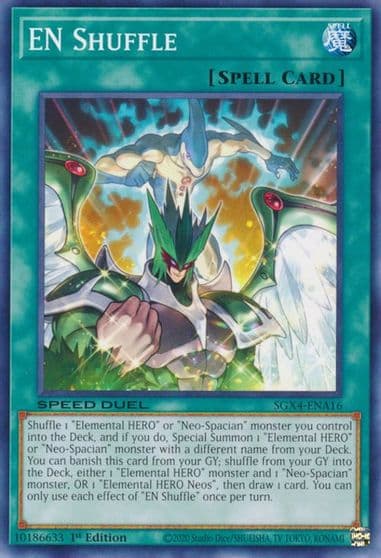 EN Shuffle Speed Duel GX: Midterm Destruction Yu-Gi-Oh! card