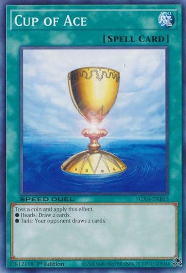 Cup of Ace Speed Duel GX: Midterm Destruction Yu-Gi-Oh! card