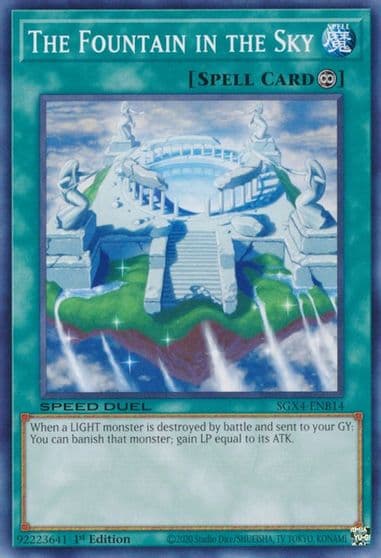 The Fountain in the Sky Speed Duel GX: Midterm Destruction Yu-Gi-Oh! card