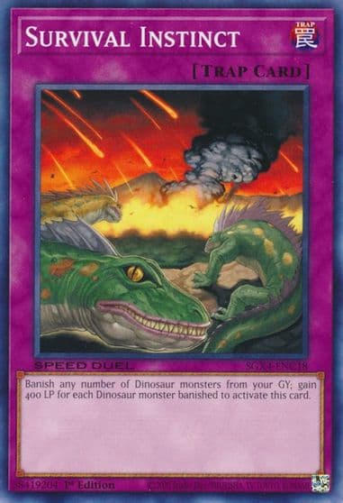 Survival Instinct Speed Duel GX: Midterm Destruction Yu-Gi-Oh! card