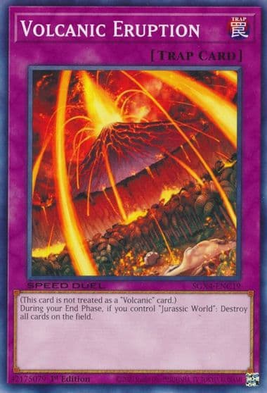 Volcanic Eruption Speed Duel GX: Midterm Destruction Yu-Gi-Oh! card