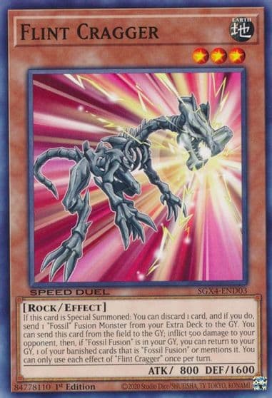 Flint Cragger Speed Duel GX: Midterm Destruction Yu-Gi-Oh! card
