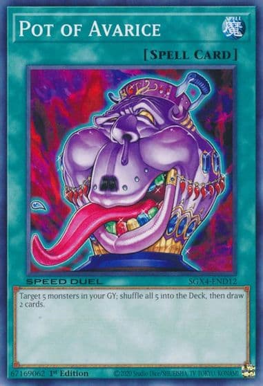 Pot of Avarice Speed Duel GX: Midterm Destruction Yu-Gi-Oh! card