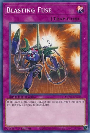 Blasting Fuse Speed Duel GX: Midterm Destruction Yu-Gi-Oh! card
