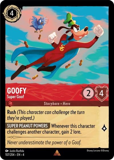 Goofy Super Goof Ursula's Return Lorcana card
