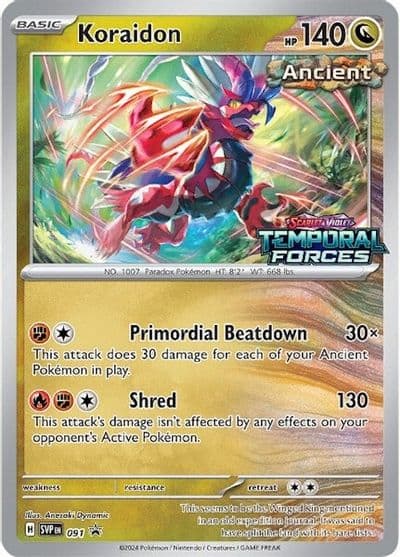 Koraidon - 091 (Prerelease) SV: Scarlet & Violet Promo Cards Pokemon card