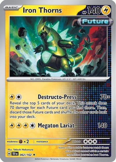 Iron Thorns Deck Exclusives Pokemon card