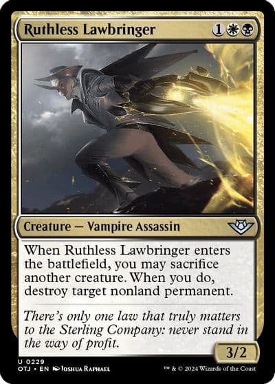 Ruthless Lawbringer Outlaws of Thunder Junction Magic card