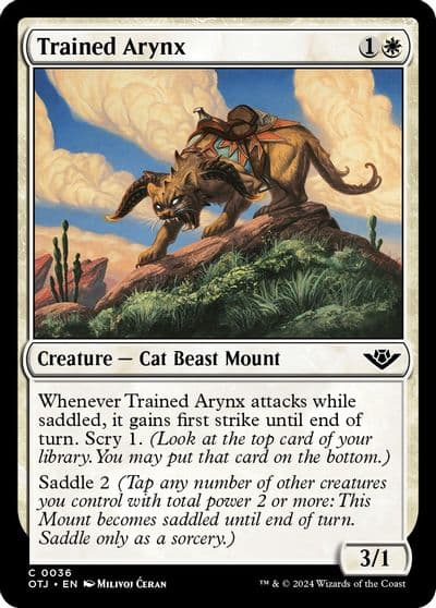 Trained Arynx Outlaws of Thunder Junction Magic card