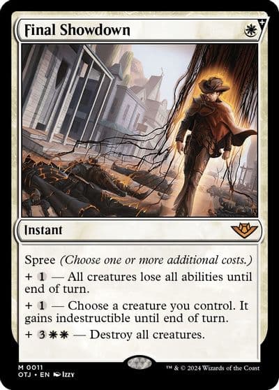 Final Showdown Outlaws of Thunder Junction Magic card