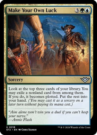 Make Your Own Luck Outlaws of Thunder Junction Magic card