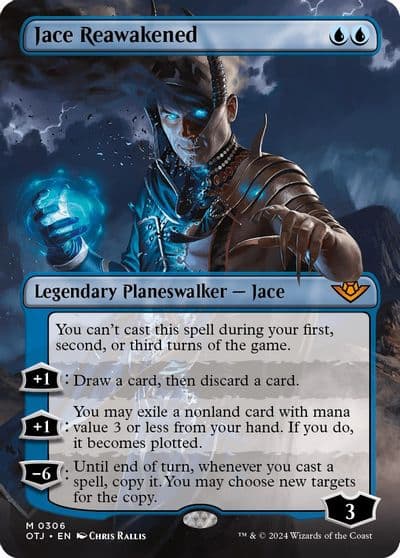 Jace Reawakened Borderless Outlaws of Thunder Junction Magic card