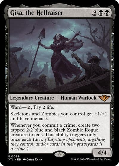 Gisa the Hellraiser Outlaws of Thunder Junction Magic card