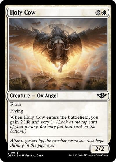 Holy Cow Outlaws of Thunder Junction Magic card
