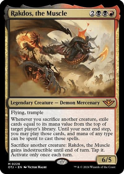 Rakdos the Muscle Outlaws of Thunder Junction Magic card