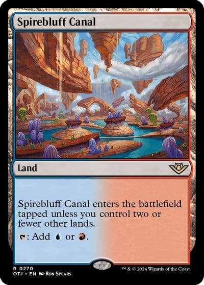Spirebluff Canal Outlaws of Thunder Junction Magic card