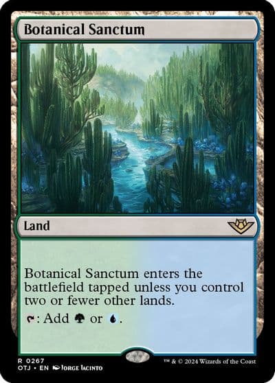 Botanical Sanctum Outlaws of Thunder Junction Magic card