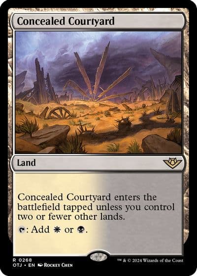 Concealed Courtyard Outlaws of Thunder Junction Magic card