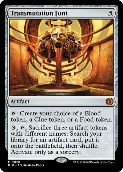 Transmutation Font Outlaws of Thunder Junction: The Big Score Magic card
