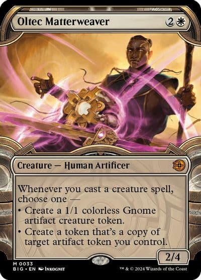 Oltec Matterweaver Showcase Outlaws of Thunder Junction: The Big Score Magic card
