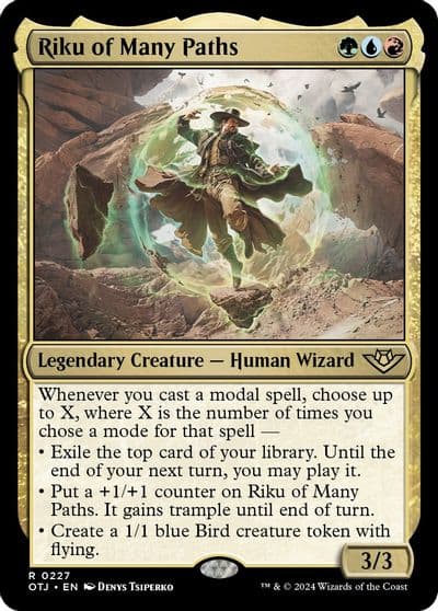 Riku of Many Paths Outlaws of Thunder Junction Magic card