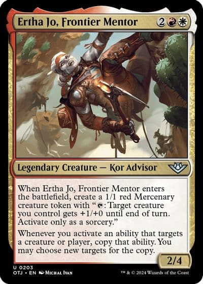 Ertha Jo Frontier Mentor Outlaws of Thunder Junction Magic card