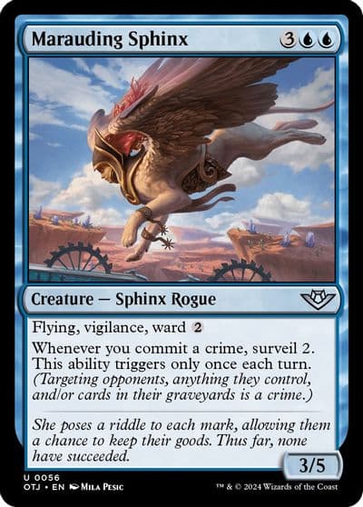 Marauding Sphinx Outlaws of Thunder Junction Magic card