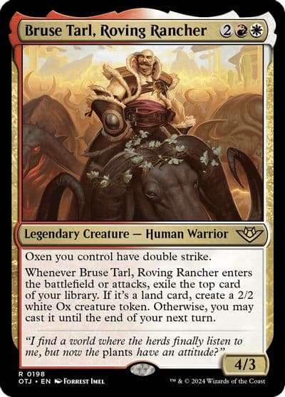 Bruse Tarl Roving Rancher Outlaws of Thunder Junction Magic card