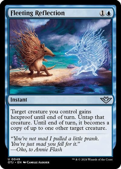 Fleeting Reflection Outlaws of Thunder Junction Magic card