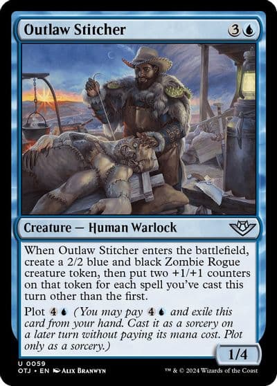 Outlaw Stitcher Outlaws of Thunder Junction Magic card