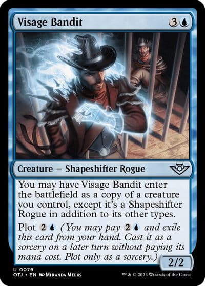 Visage Bandit Outlaws of Thunder Junction Magic card