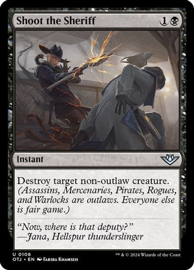 Shoot the Sheriff Outlaws of Thunder Junction Magic card