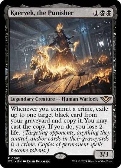 Kaervek the Punisher Outlaws of Thunder Junction Magic card