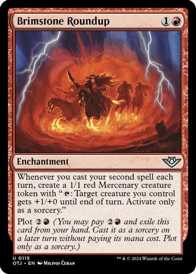 Brimstone Roundup Outlaws of Thunder Junction Magic card