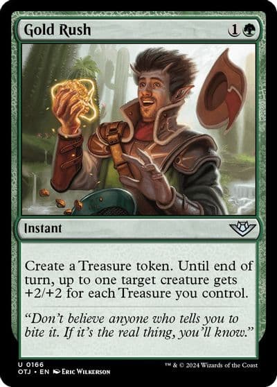 Gold Rush Outlaws of Thunder Junction Magic card