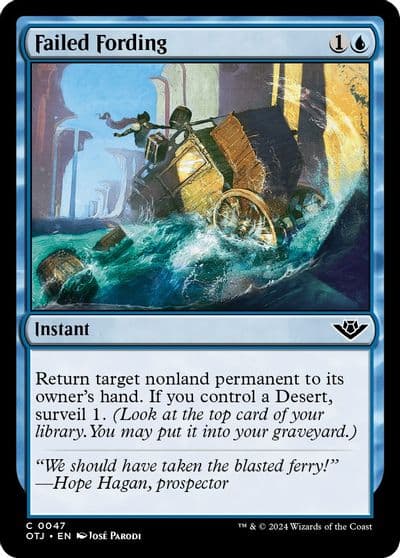Failed Fording Outlaws of Thunder Junction Magic card