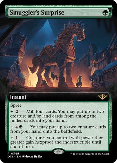 Smugglers Surprise Extended Art Outlaws of Thunder Junction Magic card