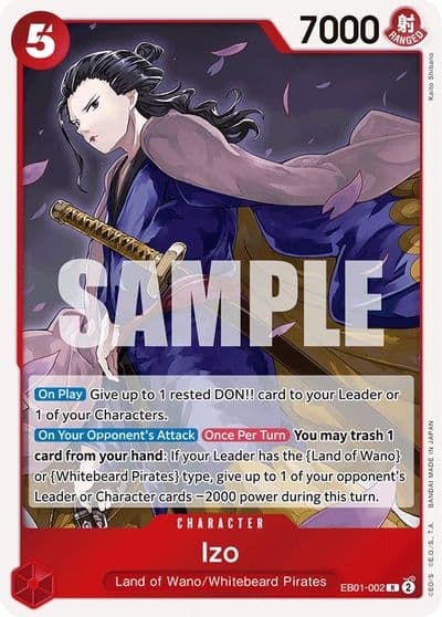 Izo Extra Booster: Memorial Collection One Piece card