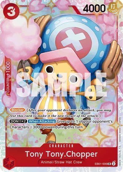 Tony TonyChopper Extra Booster: Memorial Collection One Piece card