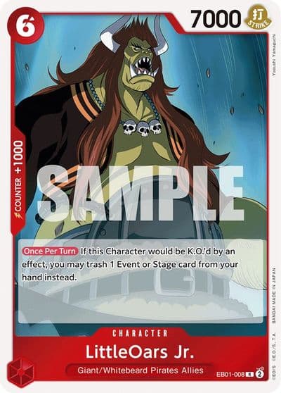 LittleOars Jr Extra Booster: Memorial Collection One Piece card