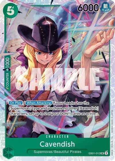 Cavendish Extra Booster: Memorial Collection One Piece card