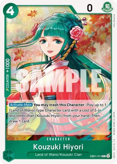 Kouzuki Hiyori Extra Booster: Memorial Collection One Piece card