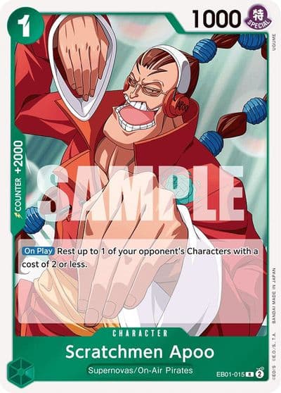 Scratchmen Apoo Extra Booster: Memorial Collection One Piece card
